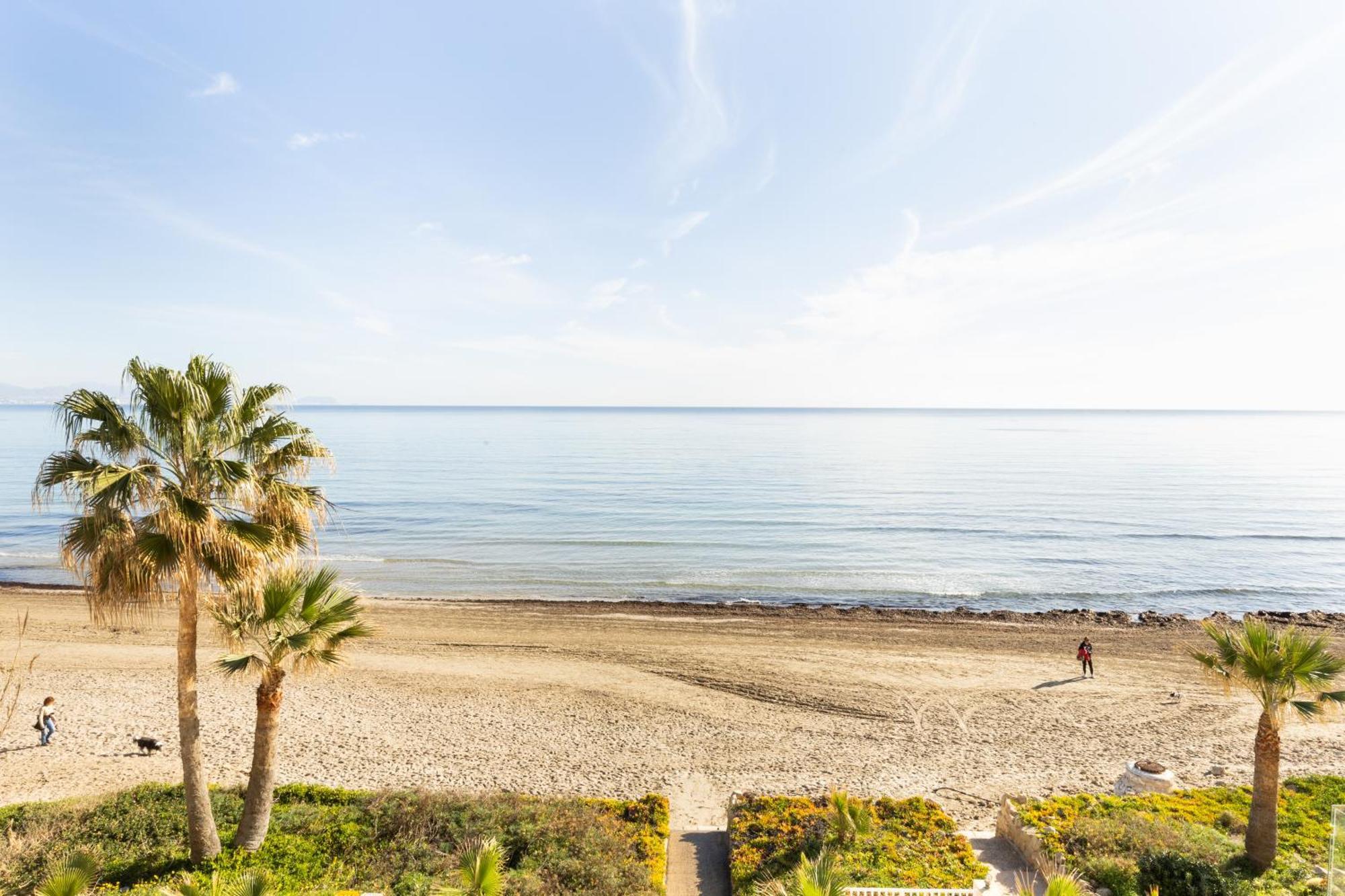 Excepcional Apartamento Amanecer Al Borde De Playa Y Mar, En Chalet Roquetes アリカンテ エクステリア 写真