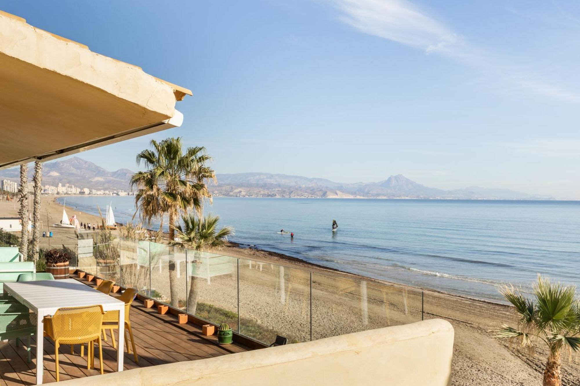 Excepcional Apartamento Amanecer Al Borde De Playa Y Mar, En Chalet Roquetes アリカンテ エクステリア 写真